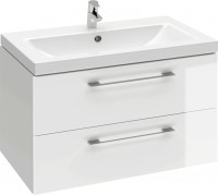 Photos - Washbasin cabinet Cersanit Lara 70 SZ-LARA-CO70/Wh 