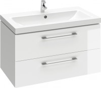 Photos - Washbasin cabinet Cersanit Lara 80 SZ-LARA-CO80/Wh 