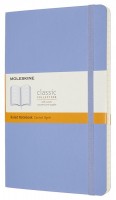 Photos - Notebook Moleskine Ruled Notebook Large Soft Blue 