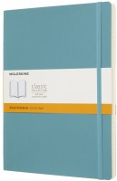 Photos - Notebook Moleskine Ruled Notebook A4 Soft Ocean Blue 