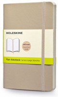 Photos - Notebook Moleskine Plain Notebook Pocket Soft Beige 