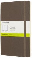 Photos - Notebook Moleskine Plain Notebook Large Soft Brown 