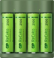 Photos - Battery Charger GP B421 + 4xAA 2100 mAh 