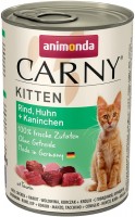 Photos - Cat Food Animonda Kitten Carny Beef/Chicken/Rabbit  400 g 6 pcs