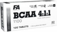 Photos - Amino Acid Fitness Authority BCAA 4-1-1 1100 mg 120 tab 