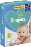 Photos - Nappies Pampers New Baby 2 / 76 pcs 