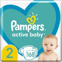 Photos - Nappies Pampers Active Baby 2 / 168 pcs 