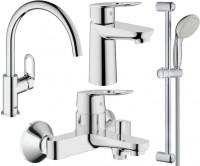 Photos - Bath Tap Set Grohe BauLoop 123225K 