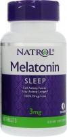 Photos - Amino Acid Natrol Melatonin 3 mg 60 tab 