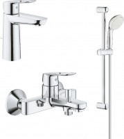 Photos - Bath Tap Set Grohe BauLoop 123215M 