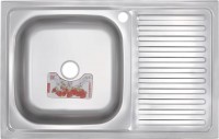 Photos - Kitchen Sink Zerix 80x50 0.4/160 L Z8050L-04-160E 800x500