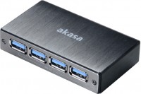 Photos - Card Reader / USB Hub Akasa Connect 4SV 
