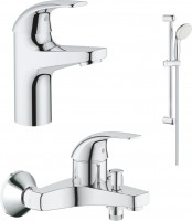 Photos - Bath Tap Set Grohe BauCurve 126741 