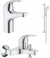 Photos - Bath Tap Set Grohe BauCurve 119760 