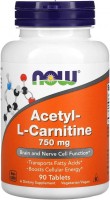 Photos - Fat Burner Now Acetyl L-Carnitine 750 mg 90 cap 90