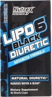 Photos - Fat Burner Nutrex Lipo-6 Black Diuretic 80 cap 