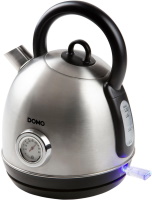 Photos - Electric Kettle Domo DO9230WK 2200 W 1.7 L  stainless steel