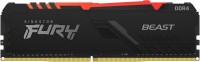 Photos - RAM Kingston Fury Beast RGB DDR4 1x16Gb KF430C15BB1A/16