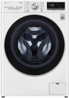 Photos - Washing Machine LG AI DD F4DV710H1E white