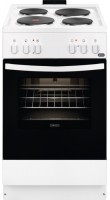 Photos - Cooker Zanussi ZCE9540P1W white