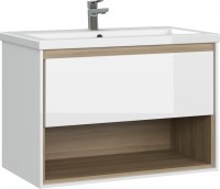 Photos - Washbasin cabinet Cersanit Louna 80 SZ-LOU-CO80/Wh 