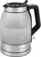 Photos - Electric Kettle Profi Cook PC-WKS 1215 G 2200 W 1.7 L  stainless steel
