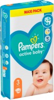 Photos - Nappies Pampers Active Baby 3 / 66 pcs 