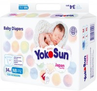 Photos - Nappies Yokosun Diapers NB / 34 pcs 