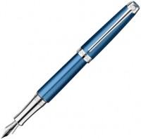 Photos - Pen Caran dAche Leman Grand Blue Fountain Pen F 