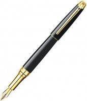 Photos - Pen Caran dAche Leman Ebony Black Fountain Pen 