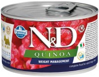 Photos - Dog Food Farmina Quinoa Canned Adult Mini Weight Management 140 g 