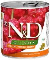 Photos - Dog Food Farmina Quinoa Canned Skin&Coat Herring/Coconat 0.28 kg 