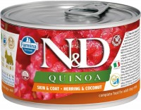 Photos - Dog Food Farmina Quinoa Canned Adult Mini Herring 0.14 kg 
