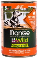 Photos - Dog Food Monge BWild GF Canned Adult Turkey 400 g 1