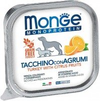 Photos - Dog Food Monge Monoprotein Fruits Pate Turkey/Citrus 150 g 