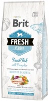 Photos - Dog Food Brit Fresh Fish with Pumpkin Adult Large 