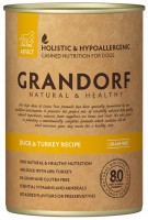 Photos - Dog Food Grandorf Adult Canned with Duck/Turkey 0.4 kg 