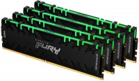 Photos - RAM Kingston Fury Renegade RGB DDR4 4x32Gb KF432C16RBAK4/128