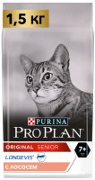 Photos - Cat Food Pro Plan Original Senior 7+ Salmon  1.5 kg