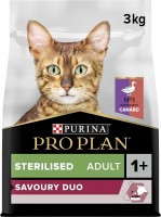 Photos - Cat Food Pro Plan Adult Sterilised Duck  3 kg