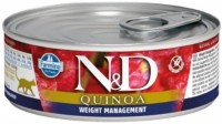 Photos - Cat Food Farmina Quinoa Canned Weight Management 80 g 