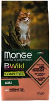 Photos - Cat Food Monge Bwild Grain Free Salmon  1.5 kg