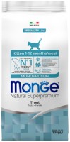 Photos - Cat Food Monge Speciality Line Monoprotein Kitten Trout  1.5 kg