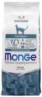 Photos - Cat Food Monge Speciality Line Monoprotein Sterilised Trout  10 kg
