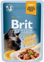 Photos - Cat Food Brit Premium Pouch Tuna Fillets 