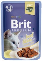 Photos - Cat Food Brit Premium Beef Jelly Pouch 85 g 