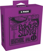 Photos - Strings Ernie Ball Slinky Nickel Wound 11-48 (3-Pack) 