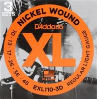 Strings DAddario XL Nickel Wound 10-46 (3-Pack) 