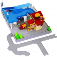 Photos - Car Track / Train Track DRIVEN Pocket Series Dine and Drive Pit Stop WH1075Z 