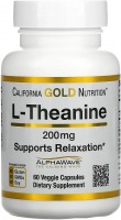 Photos - Amino Acid California Gold Nutrition L-Theanine 200 mg 60 cap 